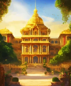 Royal City Palace Diamond Painting