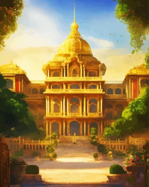 Royal City Palace Diamond Painting