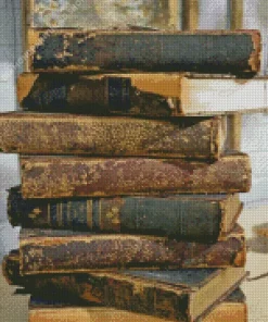 Vintage Books Diamond Painting