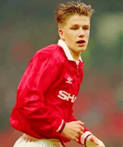 Young David Beckham Diamond Painting