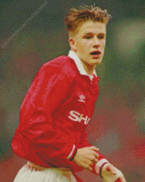 Young David Beckham Diamond Painting