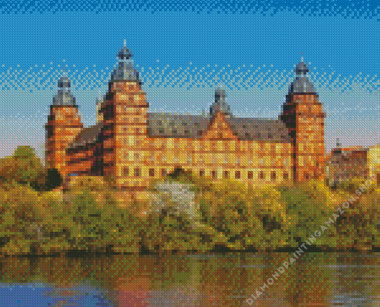 Aschaffenburg castle Diamond Dotz Aschaffenburg Diamond Painting
