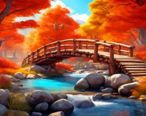 Wooden Bridge Diamond Painting