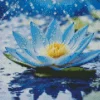 Blue Lotus Diamond Painting
