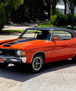 Orange Chevelle Super Diamond Painting