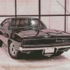 Vintage 69 Charger Diamond Painting