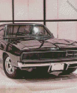 Vintage 69 Charger Diamond Painting