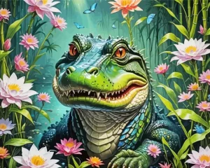 Gator Art Diamond Painting