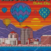 Albuquerque Balloons Diamond Painting