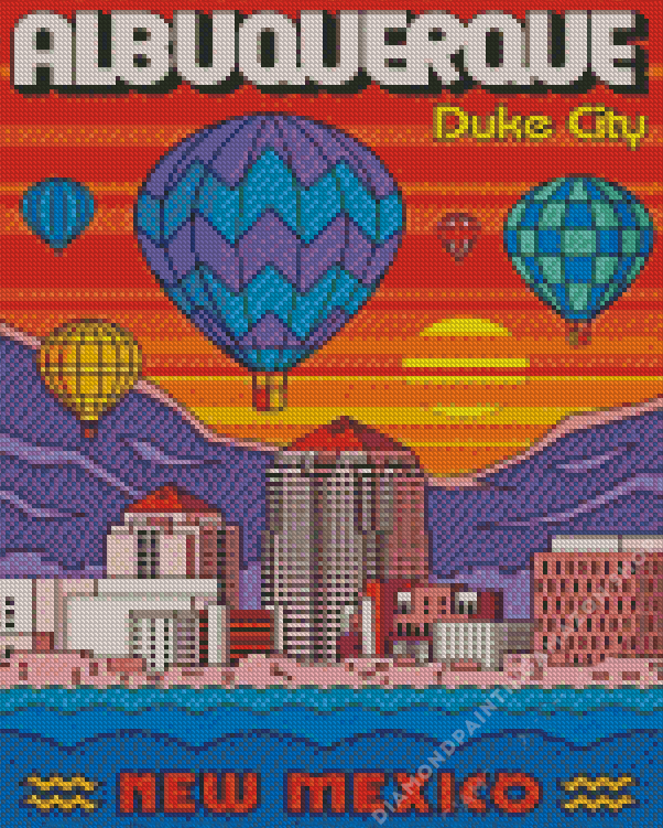 albuquerque balloons Diamond Dotz Albuquerque Balloons Diamond Painting