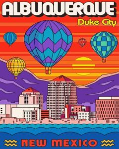 Albuquerque Balloons Diamond Painting