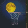 Basketball Moon Diamond Painting