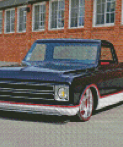 Black 67c10 Chevy Diamond Painting