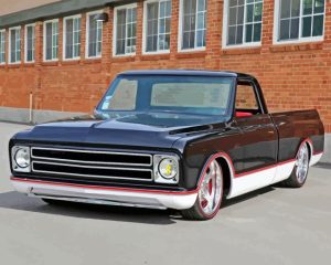 Black 67c10 Chevy Diamond Painting