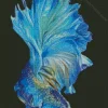 Blue Betta Fish Diamond Painting