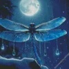 Blue Dragonfly Diamond Painting
