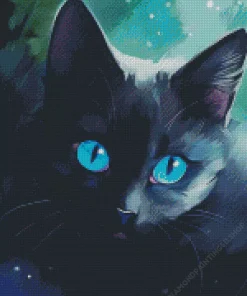 Blue Eyed Cat Diamond Painting