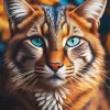 Blue Eyed Caracal Diamond Painting