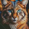 Blue Eyed Caracal Diamond Painting