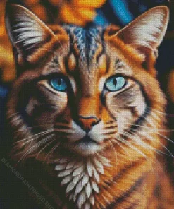 Blue Eyed Caracal Diamond Painting