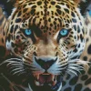 Blue Eyed Leopard Diamond Painting