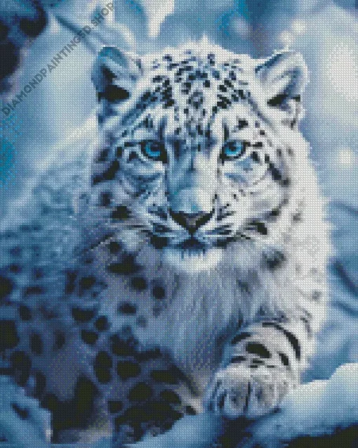 Snow Leopard Diamond Painting