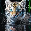 Tiger Cub Diamond Painting