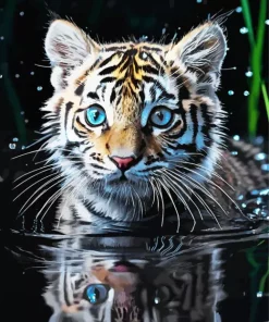 Tiger Cub Diamond Painting