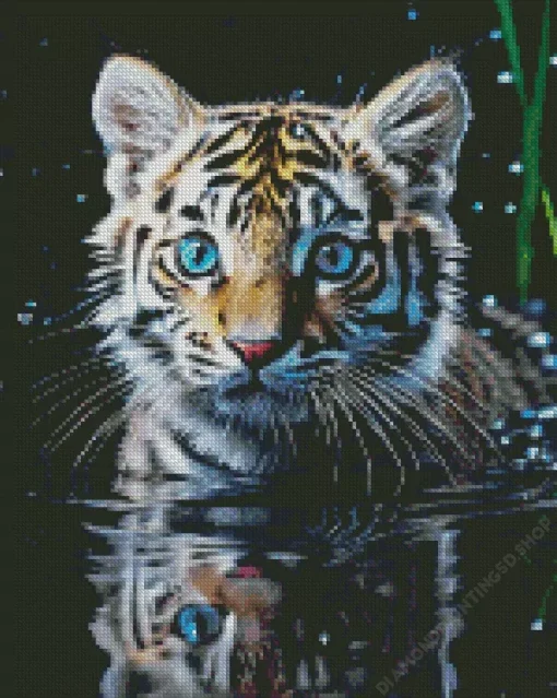 Tiger Cub Diamond Painting