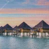 Bora Bora Hut Diamond Painting