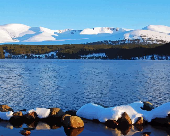 cairngorm Diamond With Numbers Cairngorm Diamond Painting