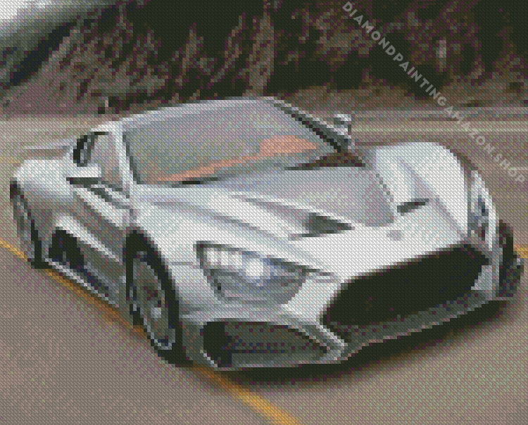 grey Zenvo TSR Diamond Dotz Grey Zenvo TSR Diamond Painting