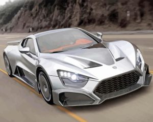 Grey Zenvo TSR Diamond Painting