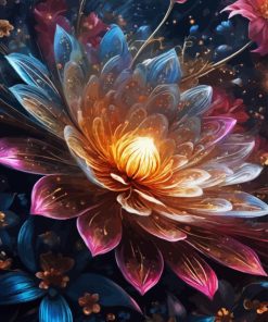 Magical Flowers Diamond Painting