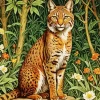 Bobcat In Forest Diamond Painting