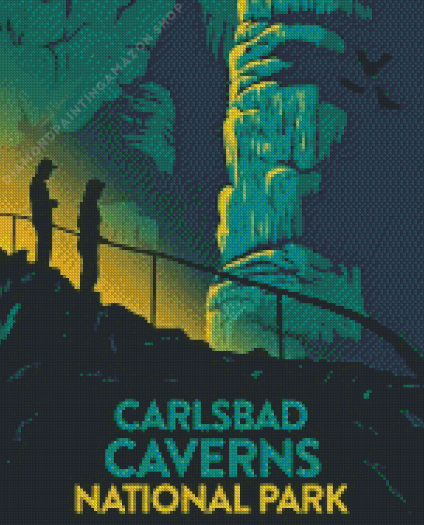 Carlsbad Caverns art Diamond Dotz Carlsbad Caverns Diamond Painting