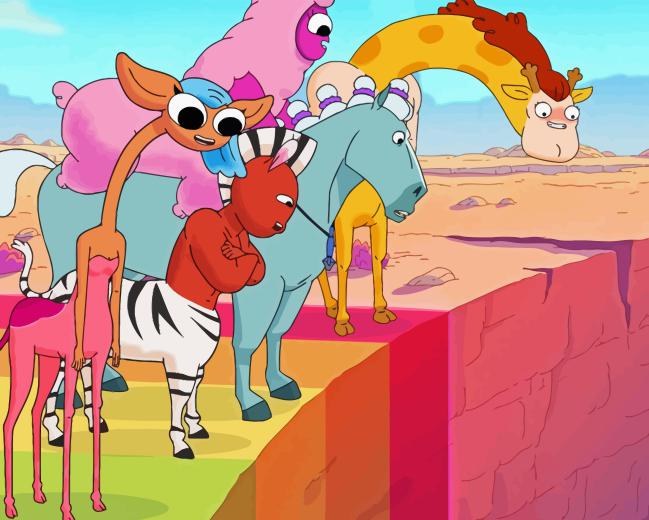 Centaurworld Diamond With Numbers Centaurworld Anime Diamond Painting