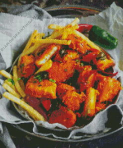 Chilli Halloumi Diamond Painting