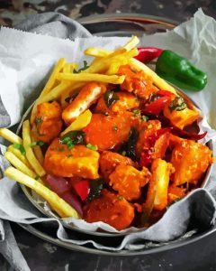 Chilli Halloumi Diamond Painting