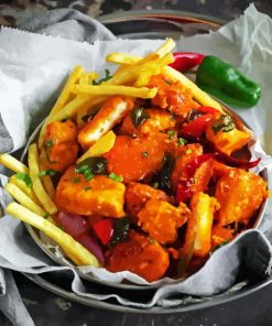 Chilli Halloumi Diamond Painting