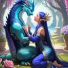 Dragons In Love Diamond Painting
