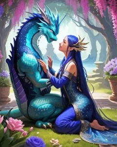 Dragons In Love Diamond Painting