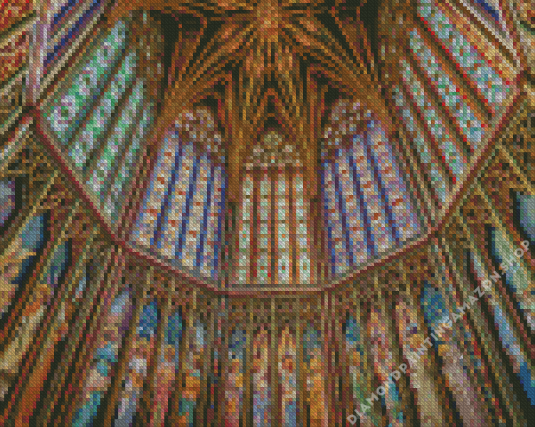 Ely cathedral interior Diamond Dotz Ely Cathedral Interior Diamond Painting