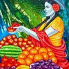 Mexican Fruit Seller Diamond Painting