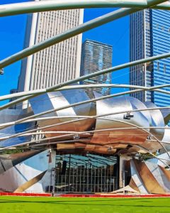 Aesthetic Millennium Park Diamond Painting