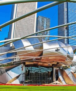 Aesthetic Millennium Park Diamond Painting