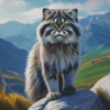 Pallas Cat Diamond Painting