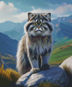 Pallas Cat Diamond Painting