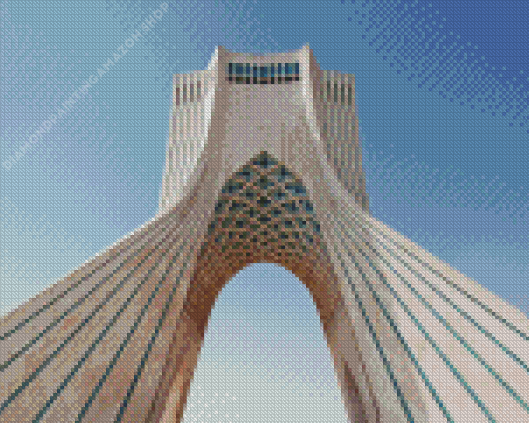 Tehran Azadi Diamond Dotz (2) Big Tehran Azadi Diamond Painting