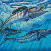 Wahoo Fish Diamond Painting
